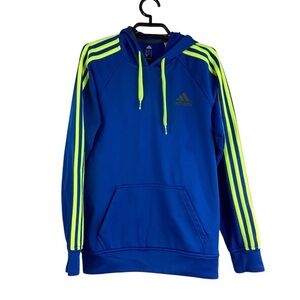Adidas Men's Pullover Hoodie Size S Blue